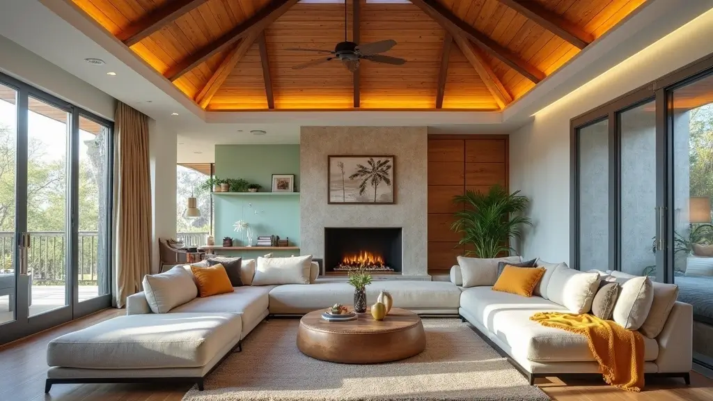 27 Ceiling Ideas Living Room That Feel Bright and Stylish
