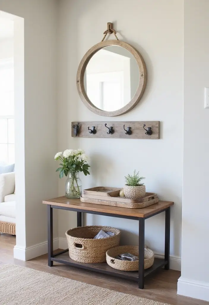 27 Console Table in Living Room Ideas That Add Function and Style - 3. Entryway Elegance