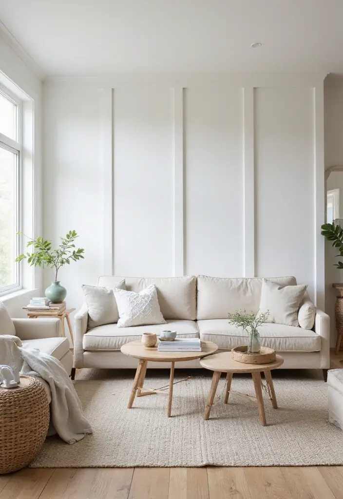 27 Half Wall Paneling Ideas Living Room That Add Depth and Texture - 22. Coastal Vibes