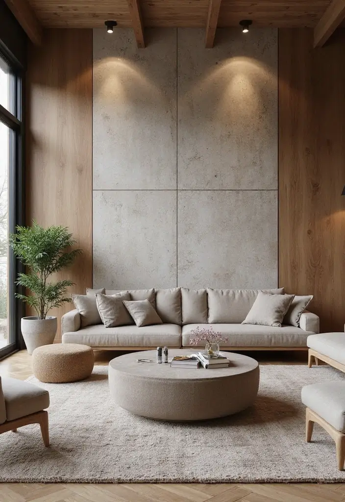 27 Half Wall Paneling Ideas Living Room That Add Depth and Texture - 4. Paneling with Texture