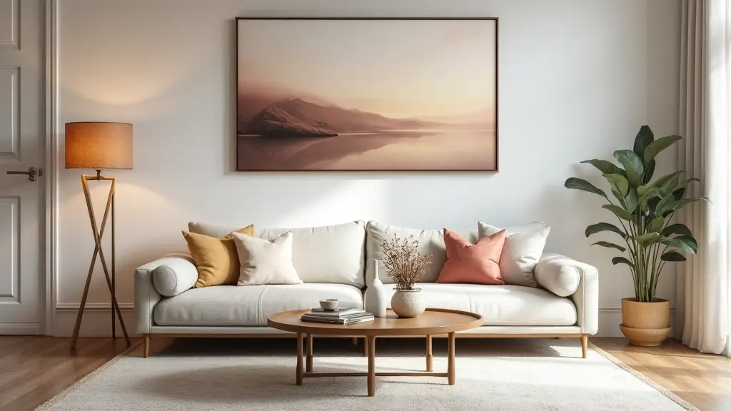 27 Living Room Art Above Couch Ideas That Look Balanced and Elegant