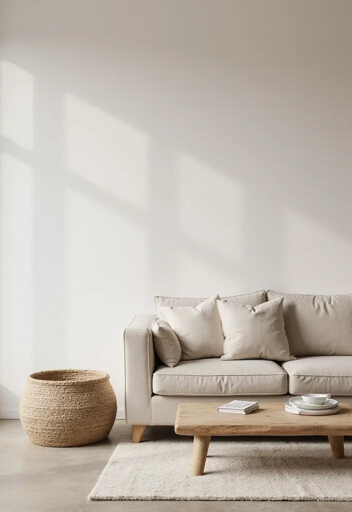 27 Living Room Showcase Ideas That Highlight Your Decor Beautifully - 11. Simple Wall Colors