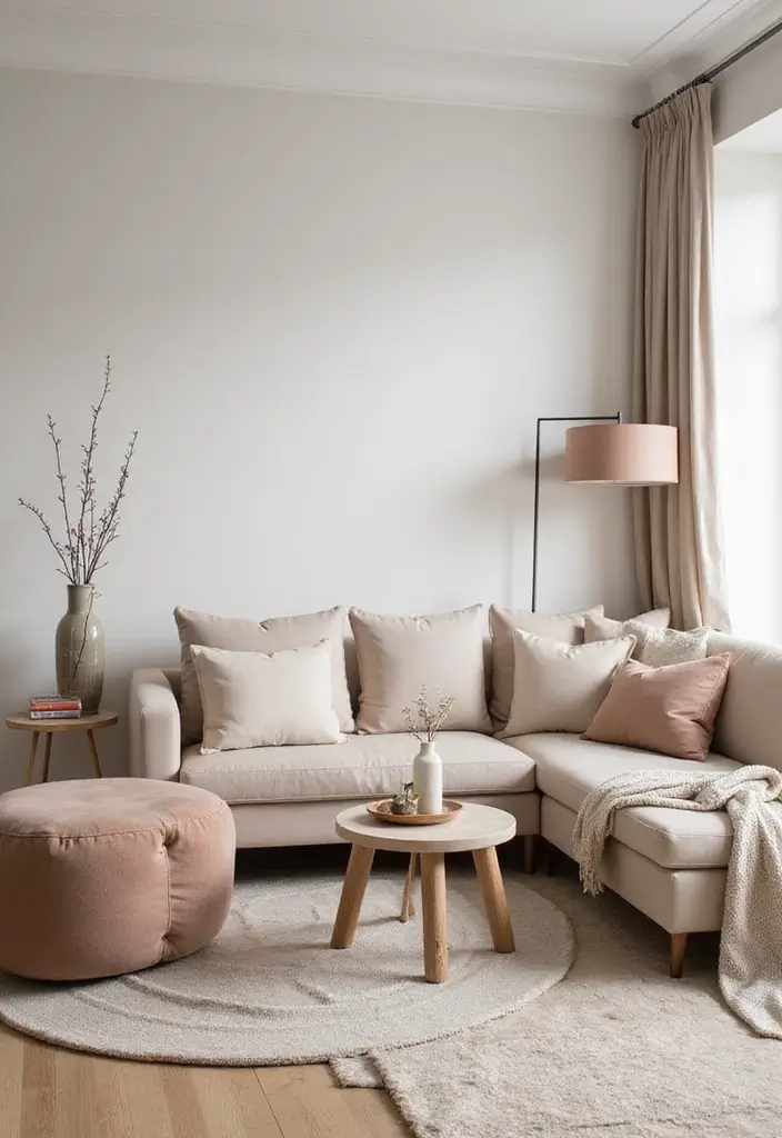 27 Living Room Showcase Ideas That Highlight Your Decor Beautifully - 4. Monochromatic Color Schemes