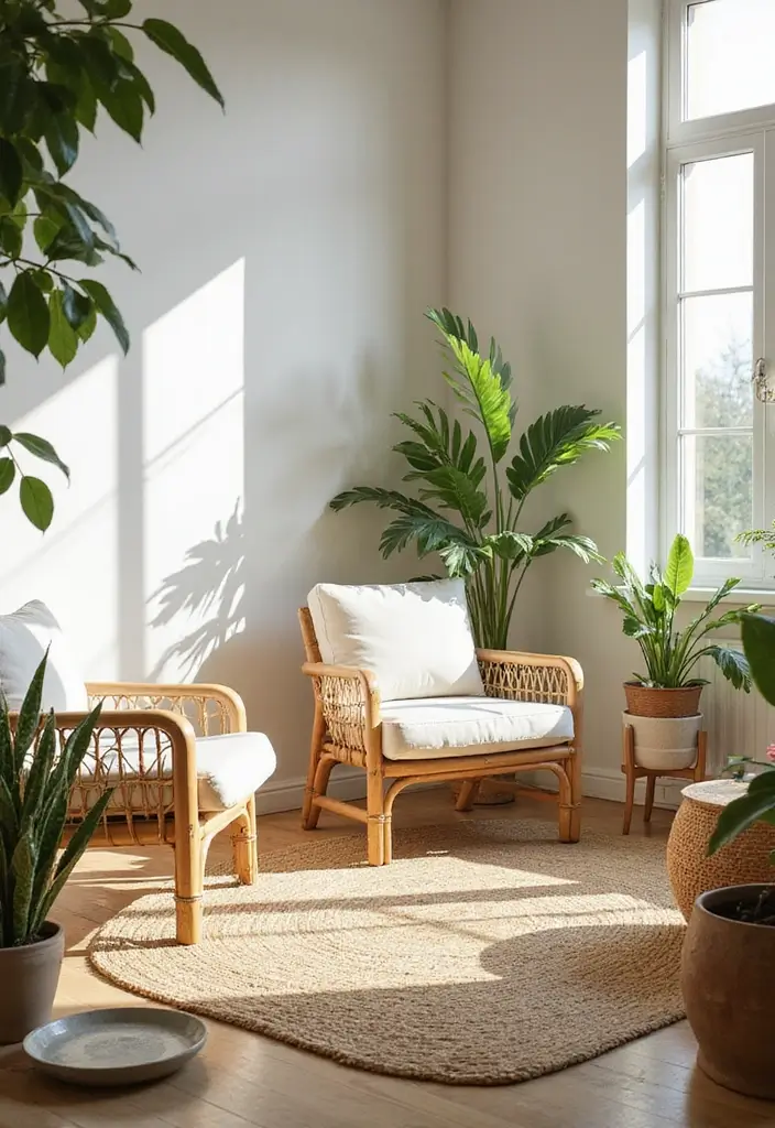 27 Living Room Showcase Ideas That Highlight Your Decor Beautifully - 7. Natural Elements