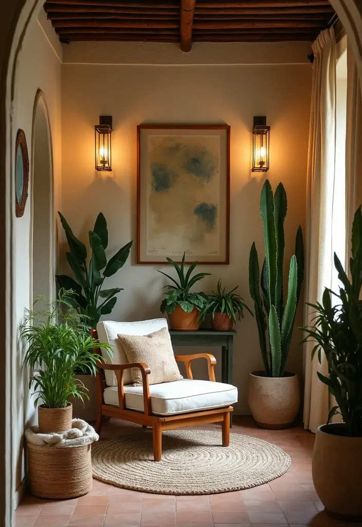 27 Mediterranean Living Room Ideas That Feel Bright and Breezy - 14. Cozy Nooks