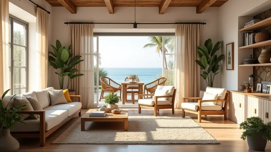 27 Mediterranean Living Room Ideas That Feel Bright and Breezy