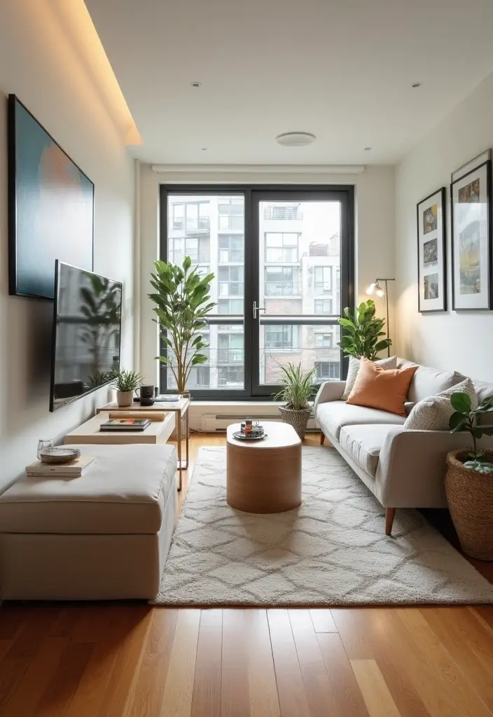 27 Small Living Room Decor on a Budget Ideas That Look Expensive - 12. Use Multi-functional Furniture