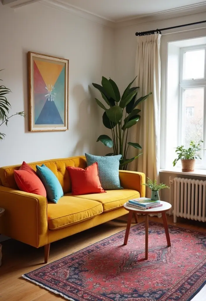 27 Small Living Room Decor on a Budget Ideas That Look Expensive - 14. Use Color Strategically
