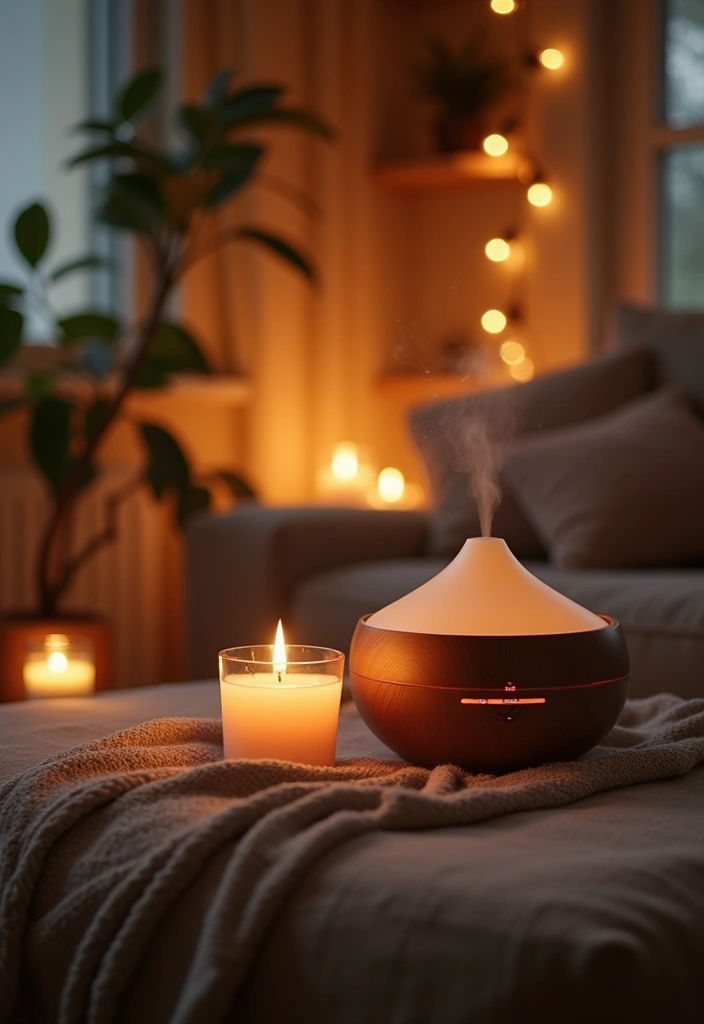 28 College Living Room Apartment Ideas That Are Budget Friendly and Stylish - 18. Homey Scents