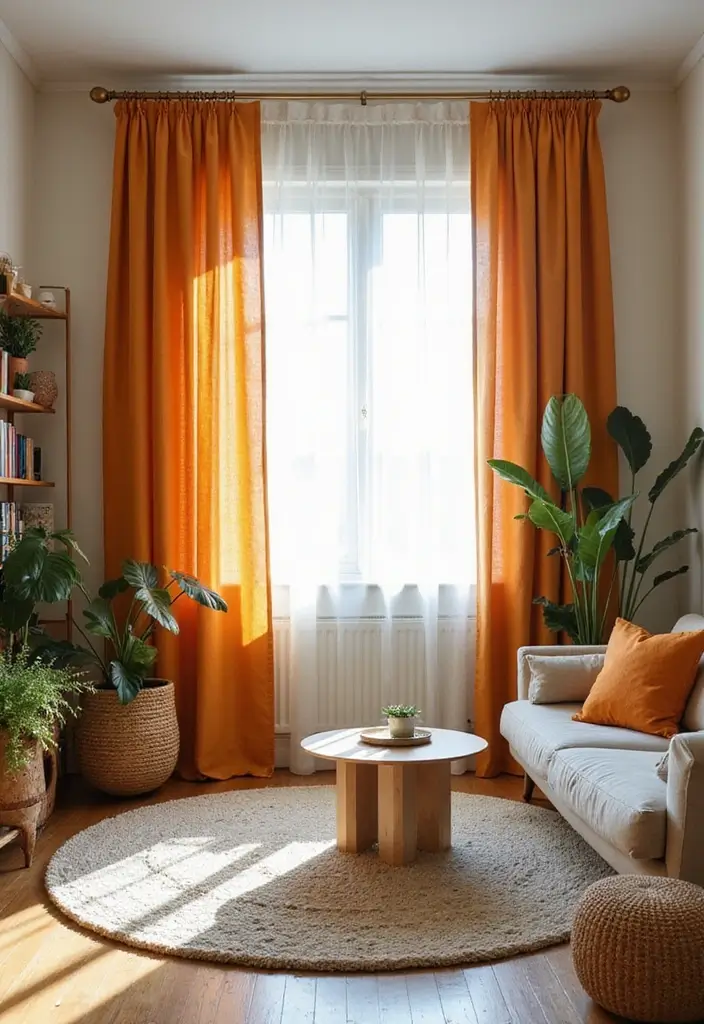 28 Curtains Design Living Room Ideas That Feel Modern and Elegant - 4. Recycled Polyester Curtains