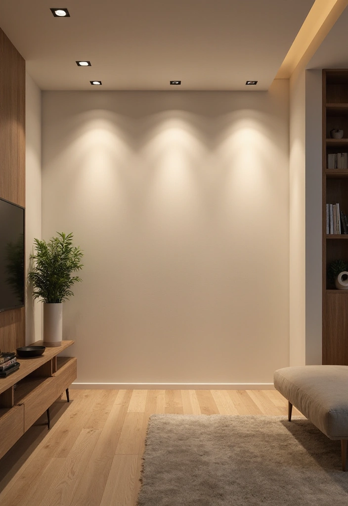 28 Dim Lighting Living Room Ideas That Feel Warm and Relaxing - 13. Recessed Lighting for Subtle Elegance