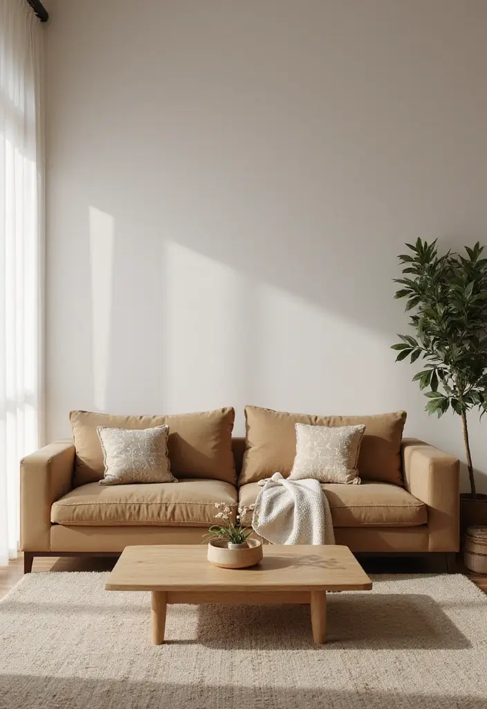 28 Light Brown Living Room Ideas That Feel Neutral and Inviting - 13. Modular Furniture for Flexibility