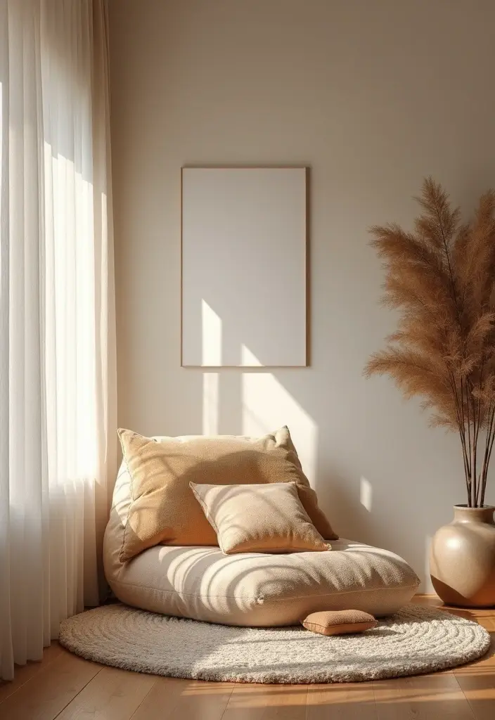 28 Light Brown Living Room Ideas That Feel Neutral and Inviting - 17. Cozy Nooks for Relaxation