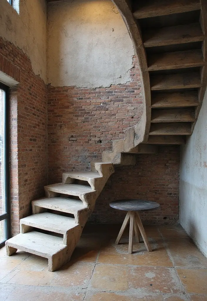 28 Living Room Loft Ideas That Feel Open and Urban - 19. Unique Staircases