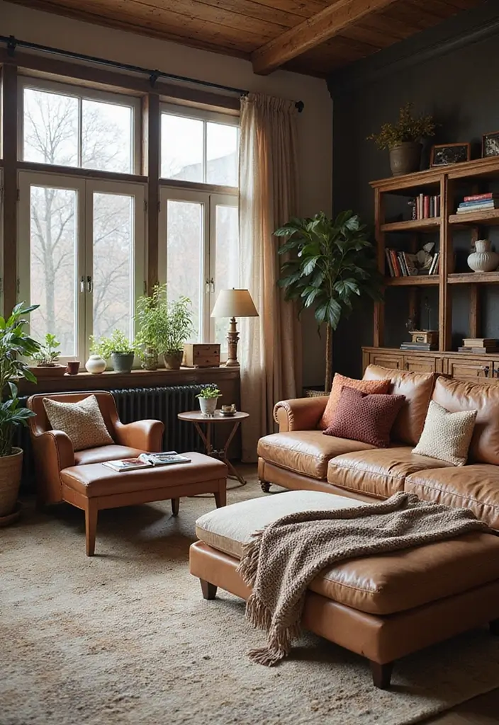 28 Living Room Loft Ideas That Feel Open and Urban - 4. Layered Textures