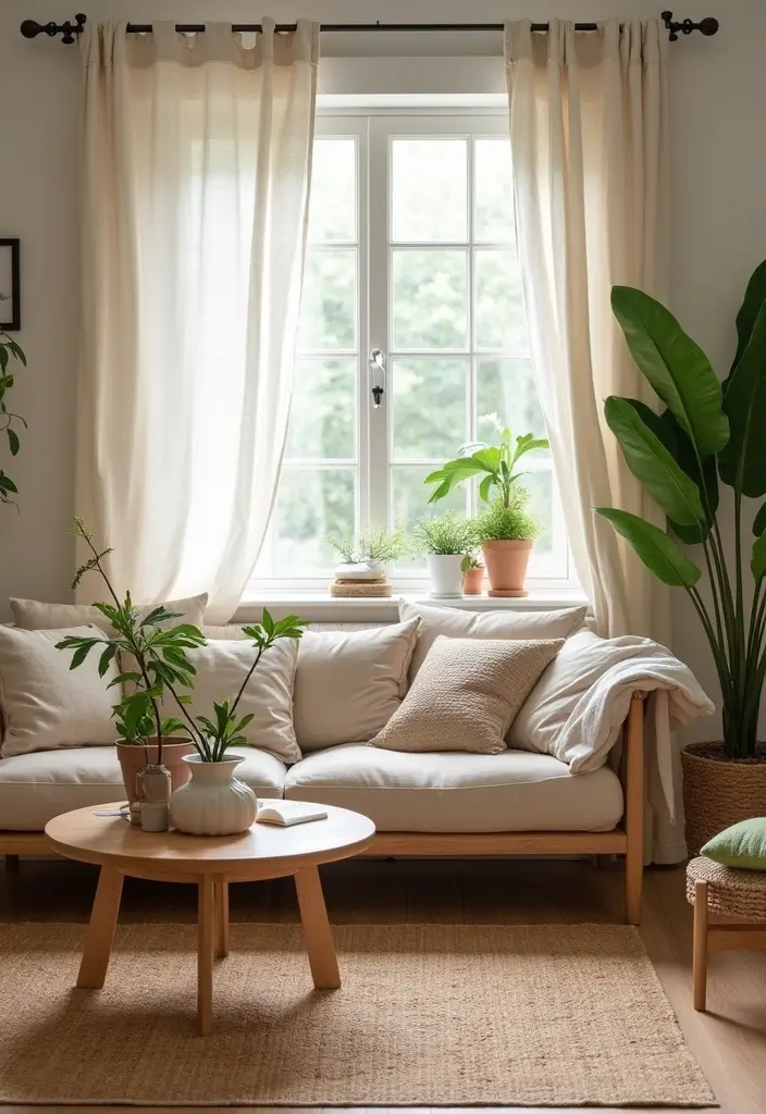 28 Modern Natural Living Room Ideas That Feel Minimal and Fresh - 1. Earthy Textures and Soft Neutrals