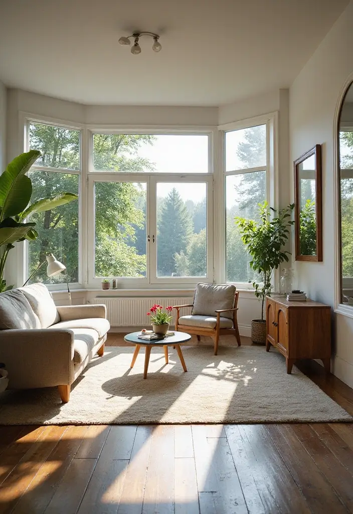 28 Modern Natural Living Room Ideas That Feel Minimal and Fresh - 16. Natural Light Maximization