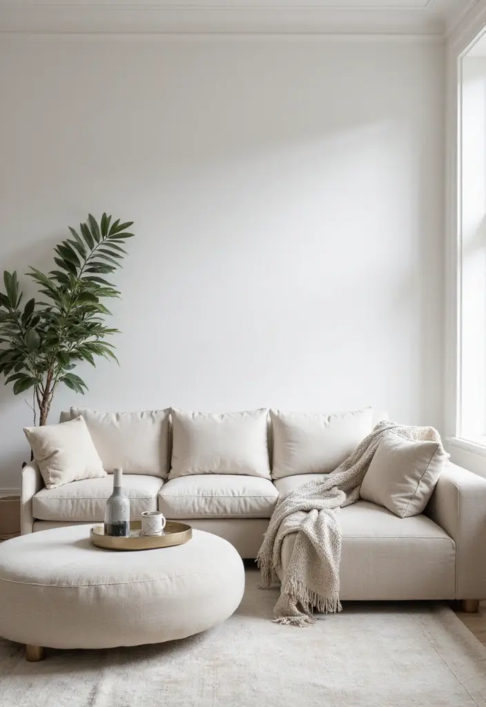 28 Modern Natural Living Room Ideas That Feel Minimal and Fresh - 18. Embracing Simplicity