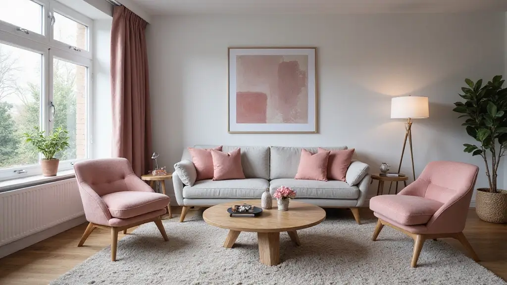 28 Pink and Grey Living Room Ideas That Feel Balanced and Stylish
