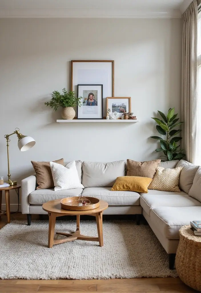 28 Small Aesthetic Living Room Ideas That Feel Cozy and Cute - 14. Personal Touches