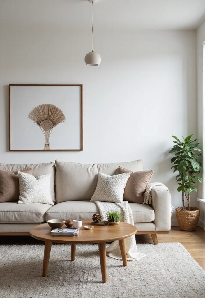 28 TV Wall Decor Living Room Modern Ideas That Look Sleek and Clean - 12. Minimalist Rugs