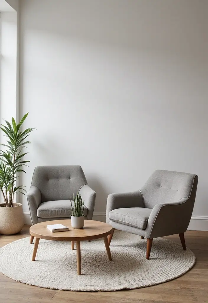 28 TV Wall Decor Living Room Modern Ideas That Look Sleek and Clean - 27. Functional Accent Chairs