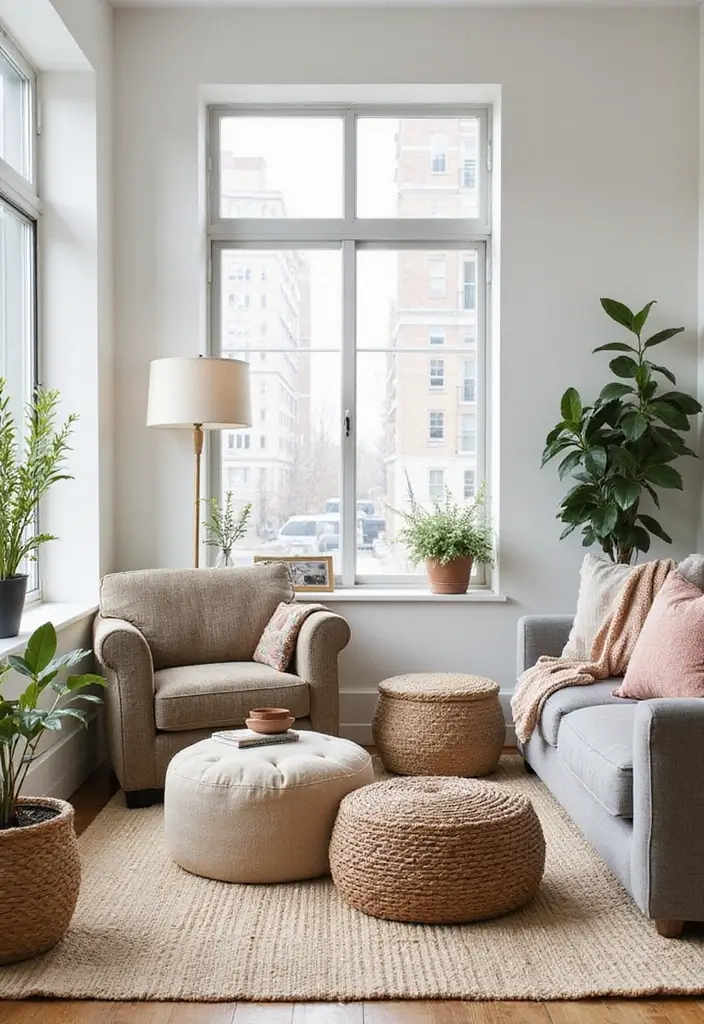 28 UK Living Room Ideas That Feel Timeless and Cozy - 24. Functional Decor