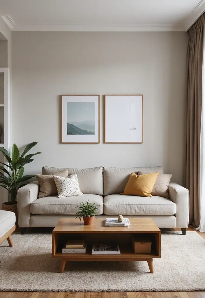 28 UK Living Room Ideas That Feel Timeless and Cozy - 4. Functional Furniture