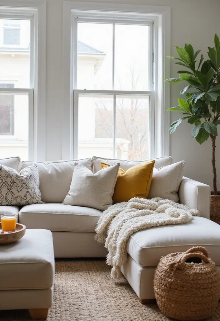 29 Black Glam Living Room Ideas That Feel Luxurious and Bold - 29. Seasonal Decor Changes