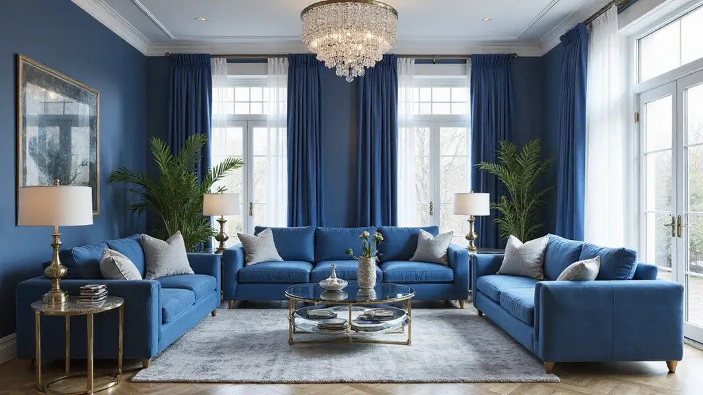 29 Blue and Silver Living Room Ideas That Feel Elegant and Cool