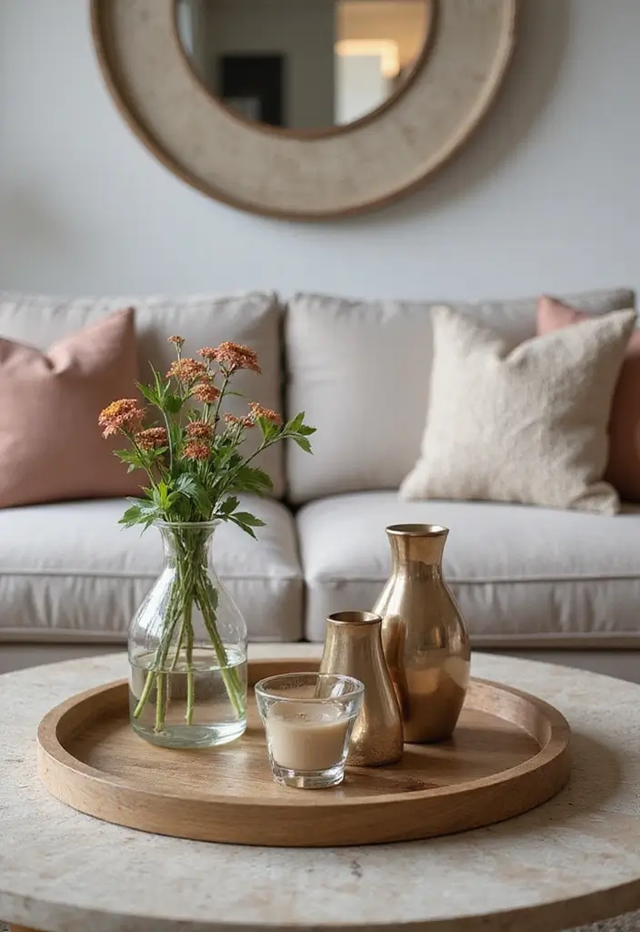29 Living Room Coffee Table Decor Ideas That Look Polished - 3. Layered Textures