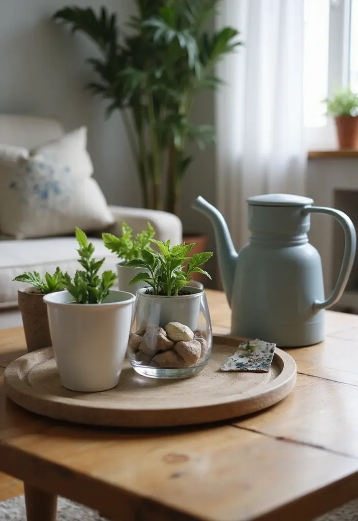 29 Living Room Coffee Table Decor Ideas That Look Polished - 4. Botanical Wonders