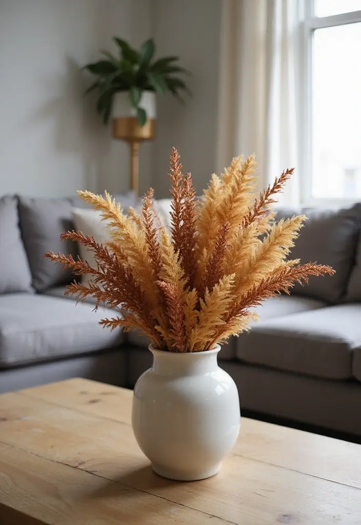 29 Living Room DIY Decor Ideas That Are Fun and Easy - 21. DIY Dried Flower Arrangements