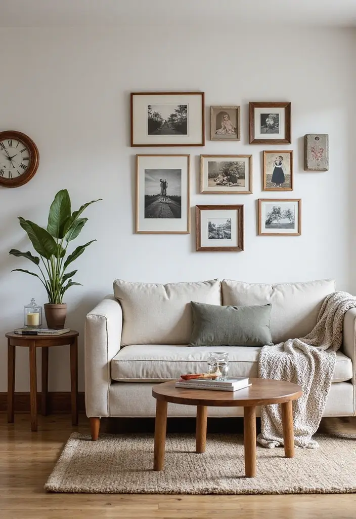 29 Medium Living Room Ideas That Feel Spacious and Balanced - 14. Incorporate Personal Touches