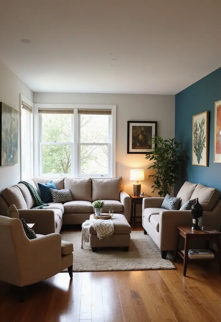 29 Medium Living Room Ideas That Feel Spacious and Balanced - 22. Reflect Your Lifestyle