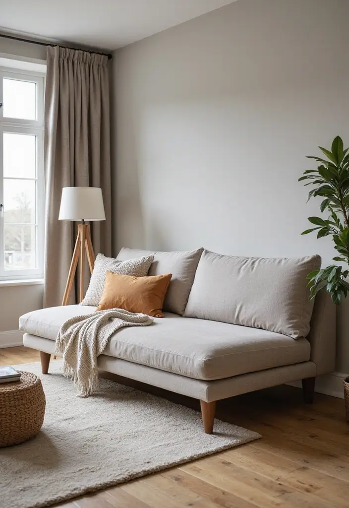 29 One Bedroom Apartment Decor Living Room Ideas That Save Space - 1. Adjustable Sofa Beds for Comfort and Versatility