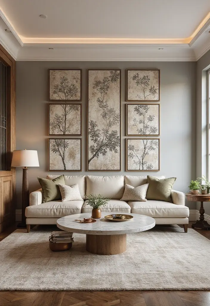 29 One Bedroom Apartment Decor Living Room Ideas That Save Space - 11. Decorative Room Dividers