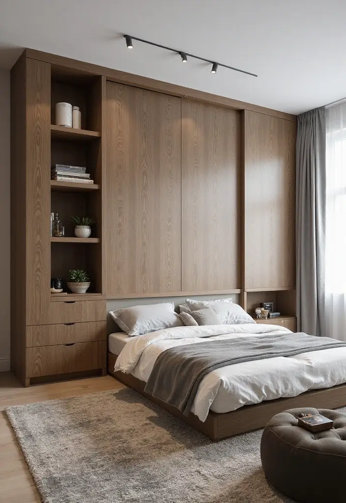 29 One Bedroom Apartment Decor Living Room Ideas That Save Space - 6. Murphy Beds: The Ultimate Space Saver