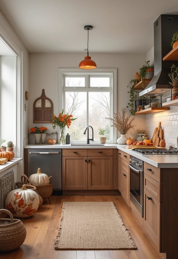 29 Small Open Concept Kitchen Living Room Ideas That Flow Beautifully - 26. Seasonal Decor Changes