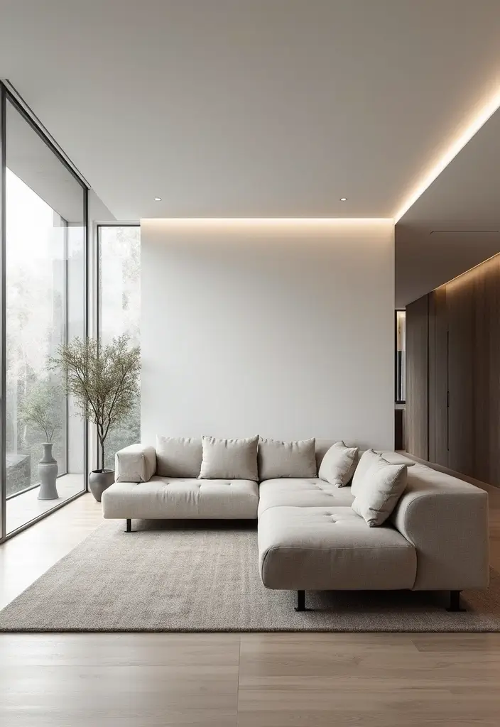 29 Sofas Ideas Living Room Modern Styles That Feel Cozy and Chic - 13. Floating Sofa Designs