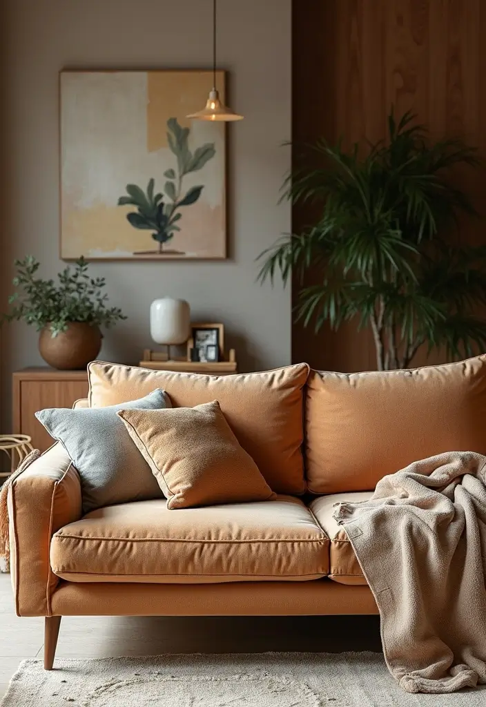 29 Sofas Ideas Living Room Modern Styles That Feel Cozy and Chic - 14. Bold and Beautiful Textures