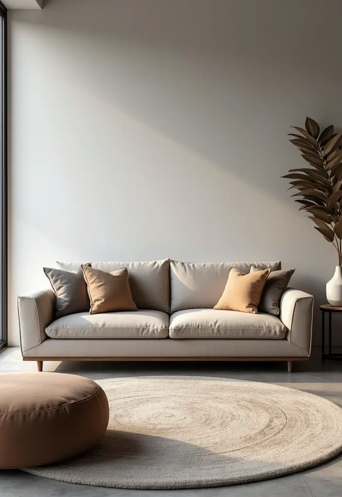 29 Sofas Ideas Living Room Modern Styles That Feel Cozy and Chic - 15. Sleek Lines and Contemporary Styles