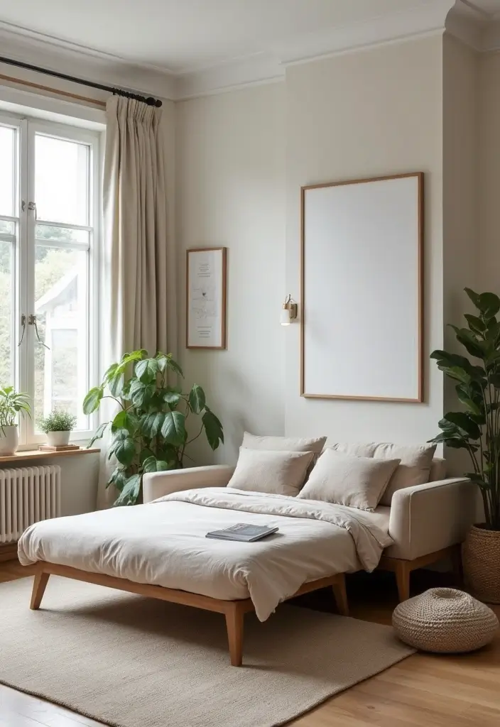 29 Sofas Ideas Living Room Modern Styles That Feel Cozy and Chic - 16. Sofa Beds for Ultimate Flexibility