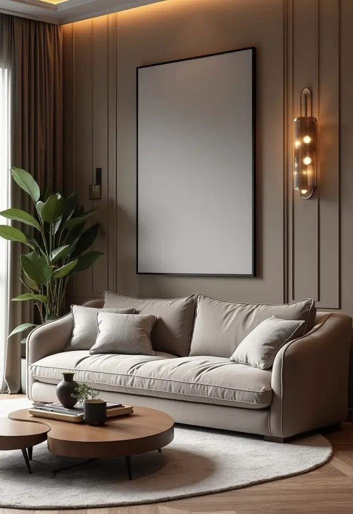 29 Sofas Ideas Living Room Modern Styles That Feel Cozy and Chic - 23. High Back Sofas for Comfort and Grandeur