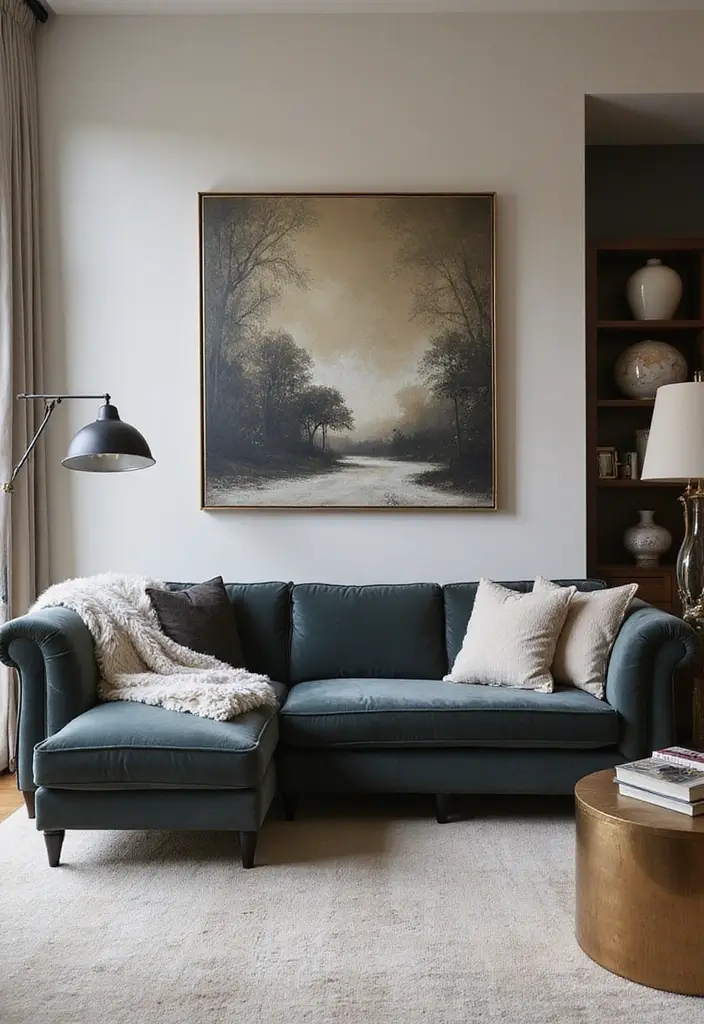 29 Sofas Ideas Living Room Modern Styles That Feel Cozy and Chic - 25. Tuxedo Style for Timeless Chic