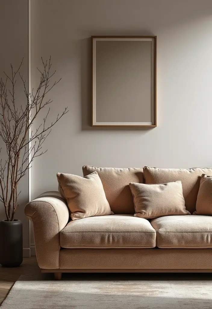 29 Sofas Ideas Living Room Modern Styles That Feel Cozy and Chic - 26. Elegant Boucle Sofas