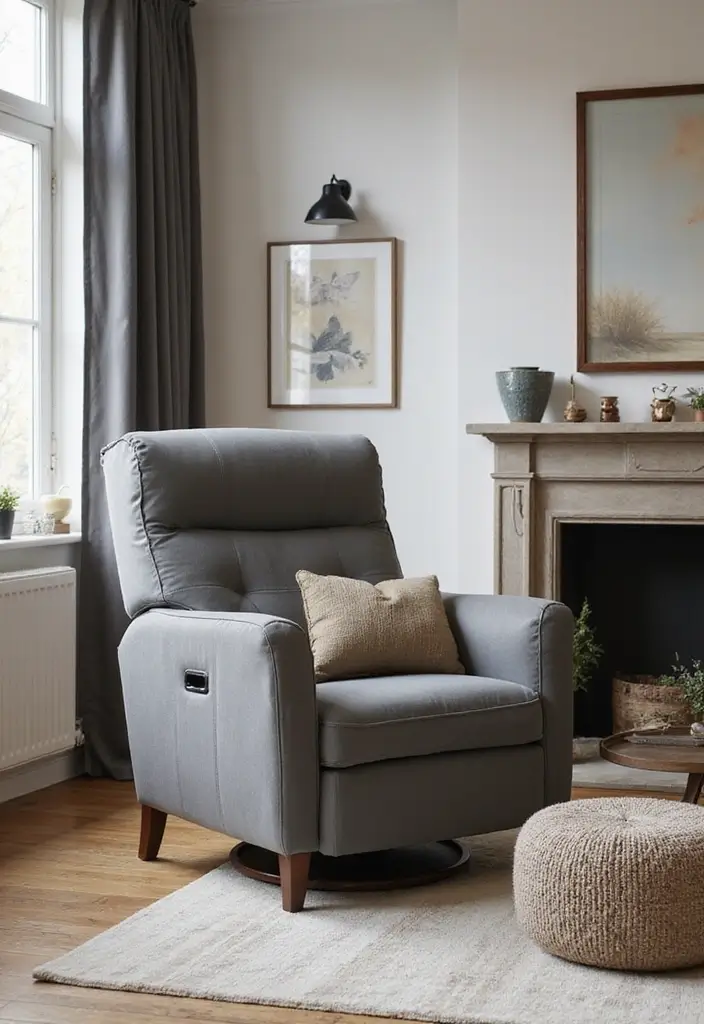 29 Sofas Ideas Living Room Modern Styles That Feel Cozy and Chic - 29. Comfortable Recliners