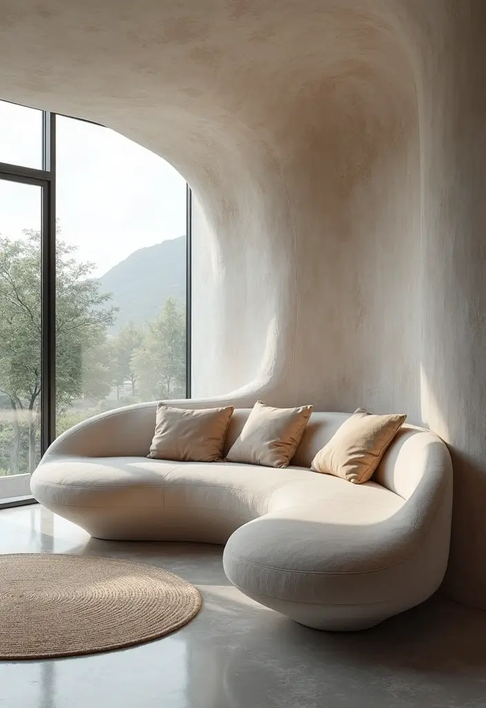 29 Sofas Ideas Living Room Modern Styles That Feel Cozy and Chic - 6. Futuristic Fabrications