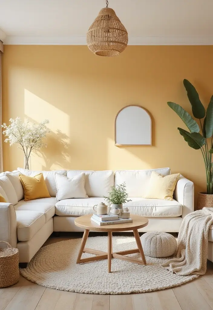 29 Tan Paint Colors for Living Room That Feel Warm and Cozy - 23. Golden Wheat