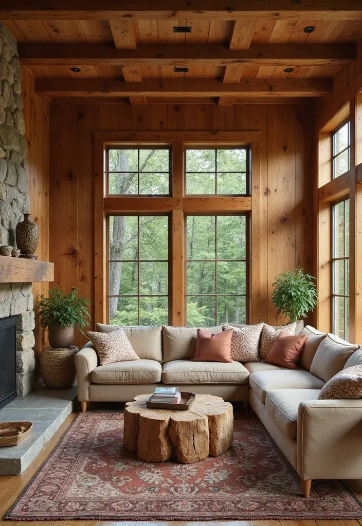 29 Tan Paint Colors for Living Room That Feel Warm and Cozy - 29. Rustic Cedar